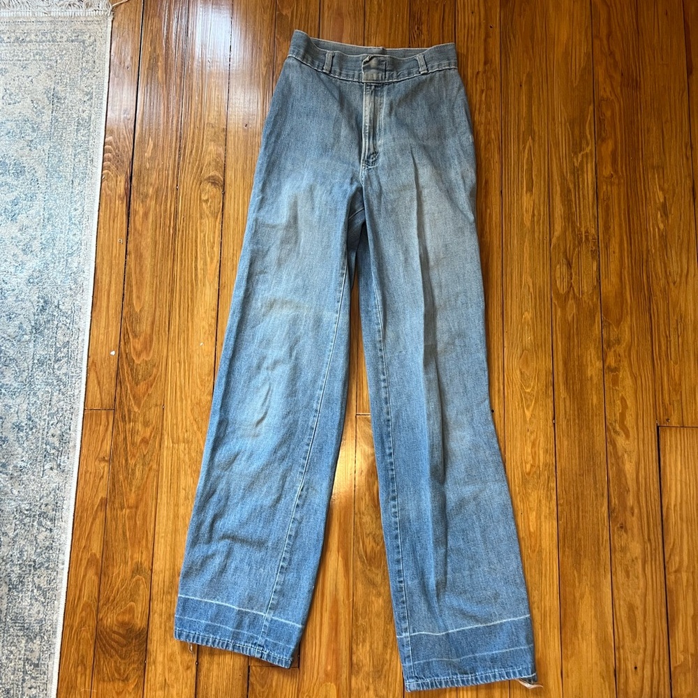 Vintage Flare & Wide Leg Jeans - Blue